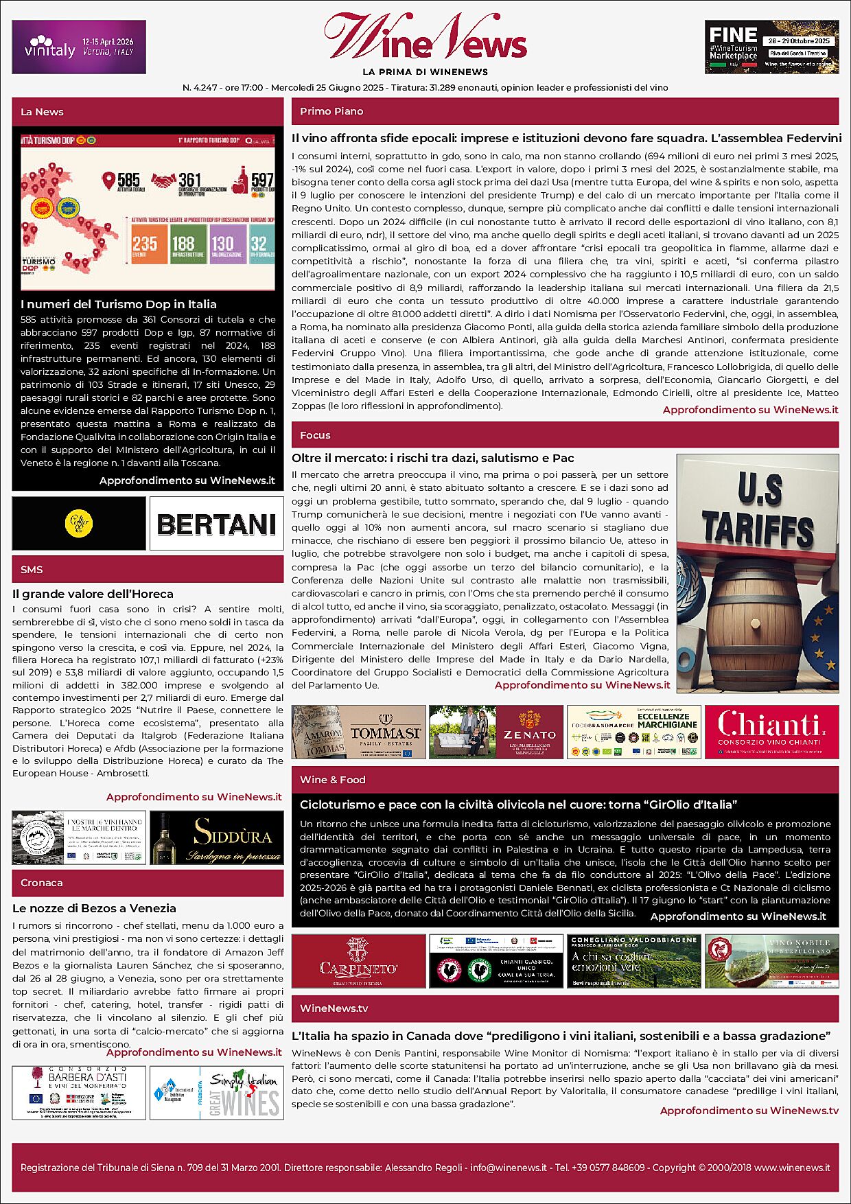 La Prima di WineNews