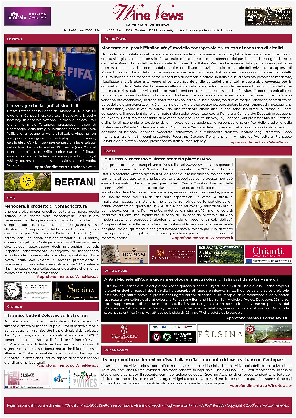 La Prima di WineNews