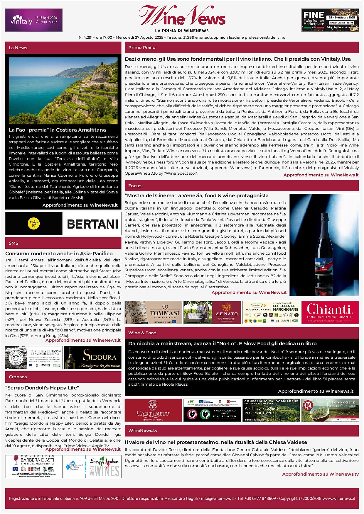 La Prima di WineNews