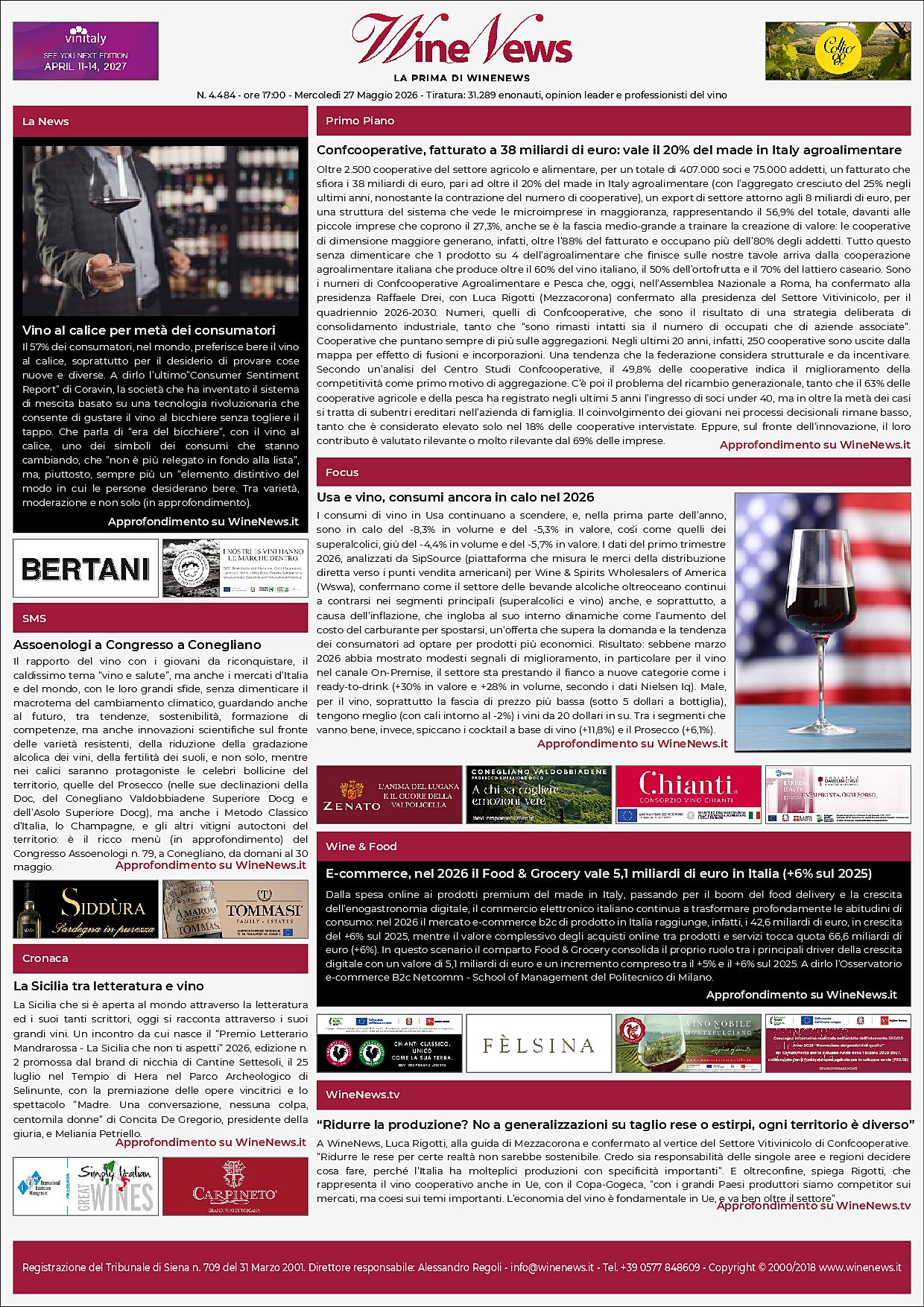 La Prima di WineNews