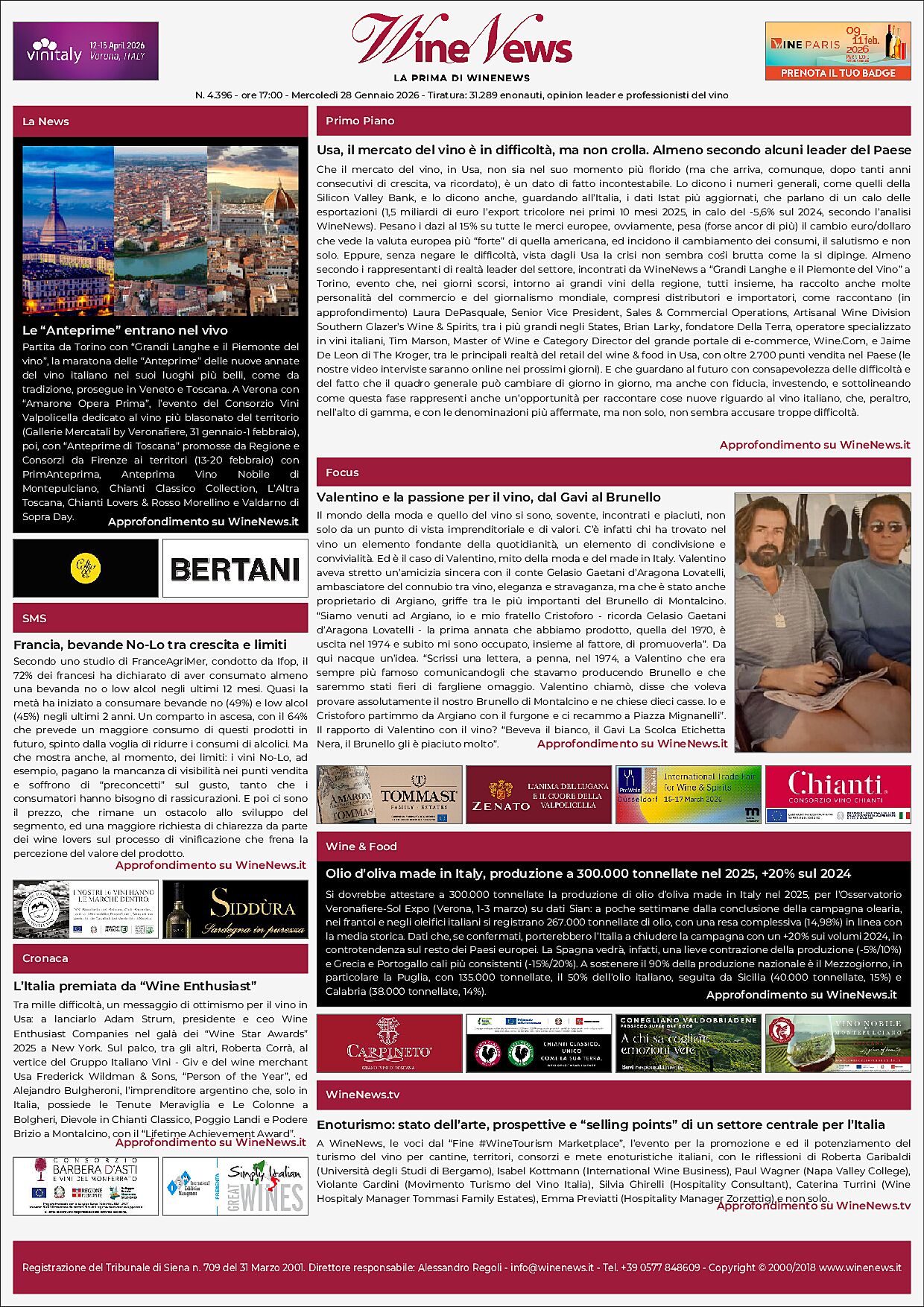 La Prima di WineNews