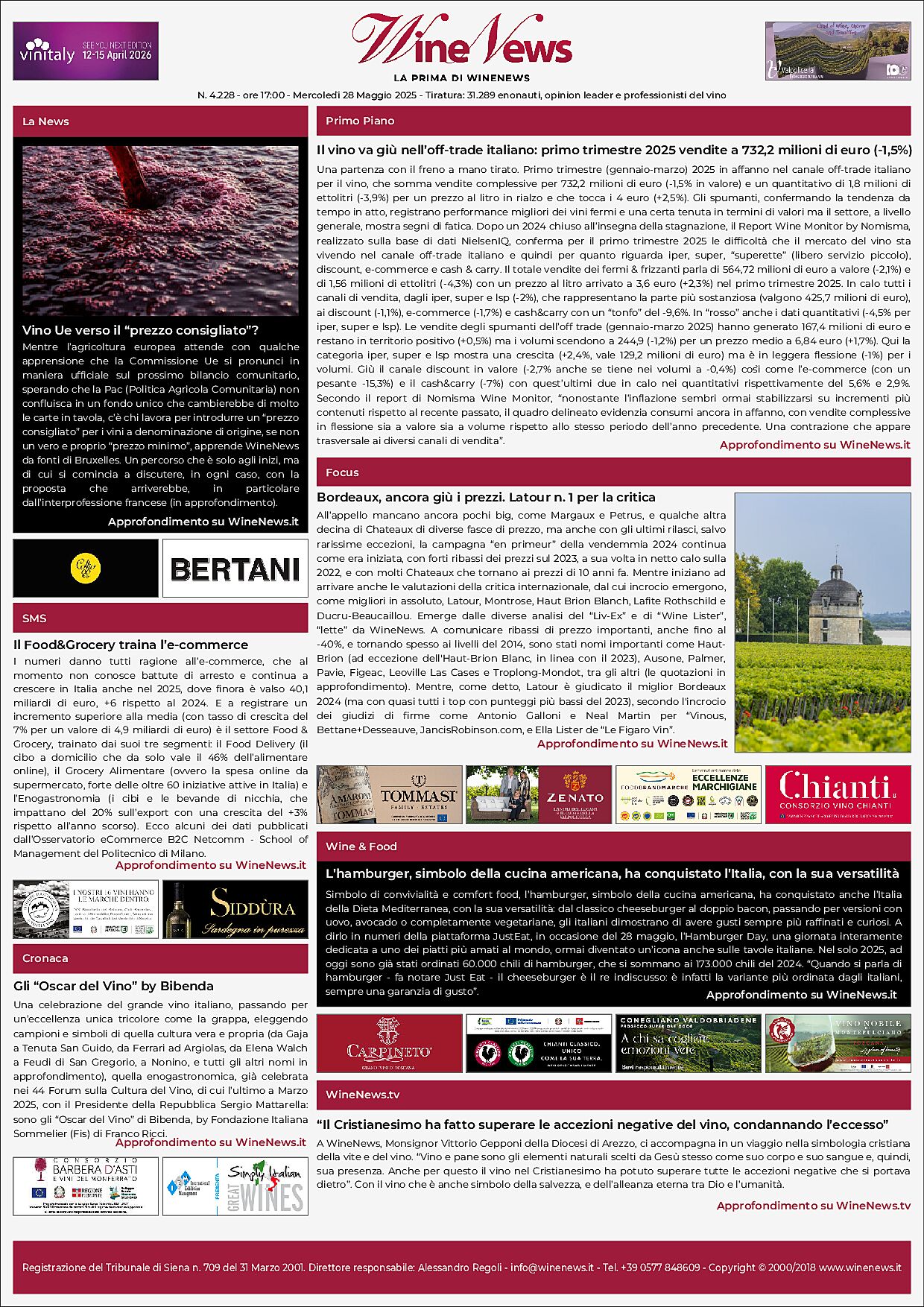 La Prima di WineNews