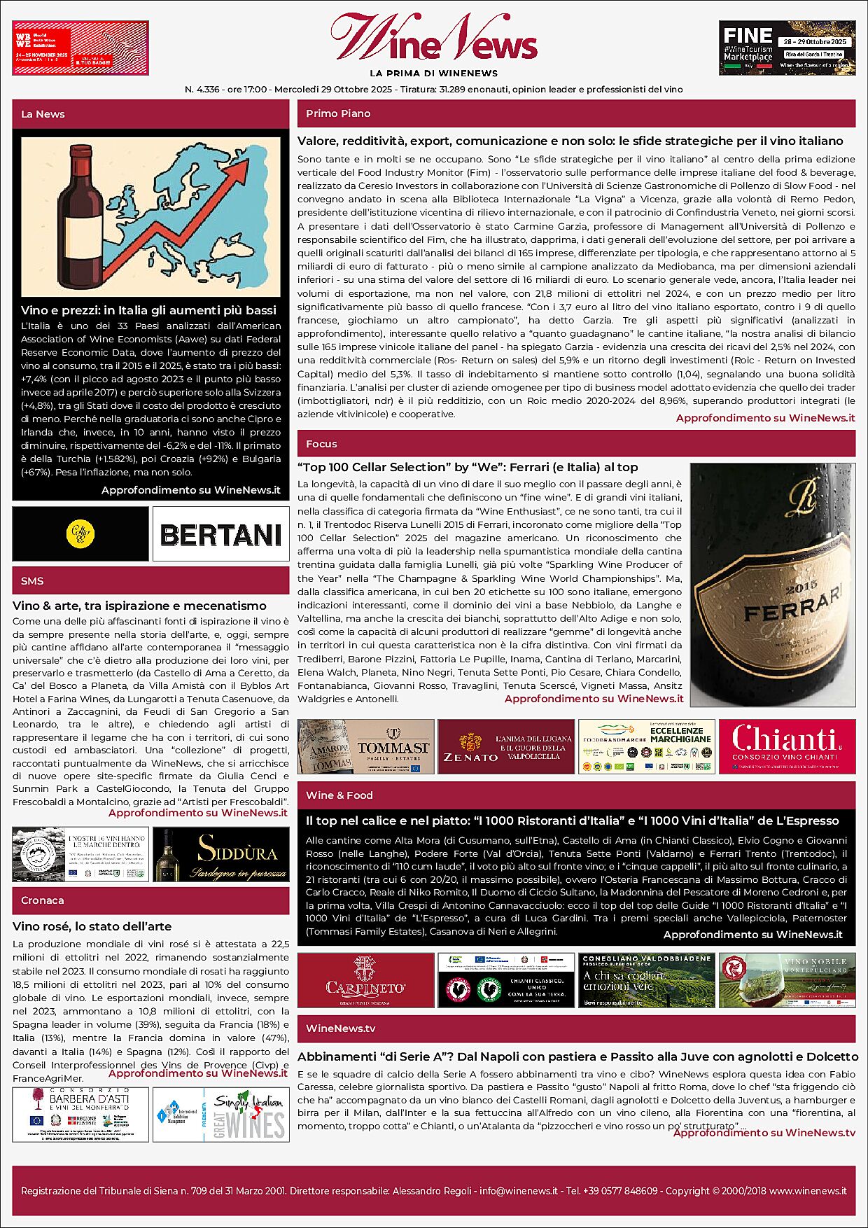 La Prima di WineNews