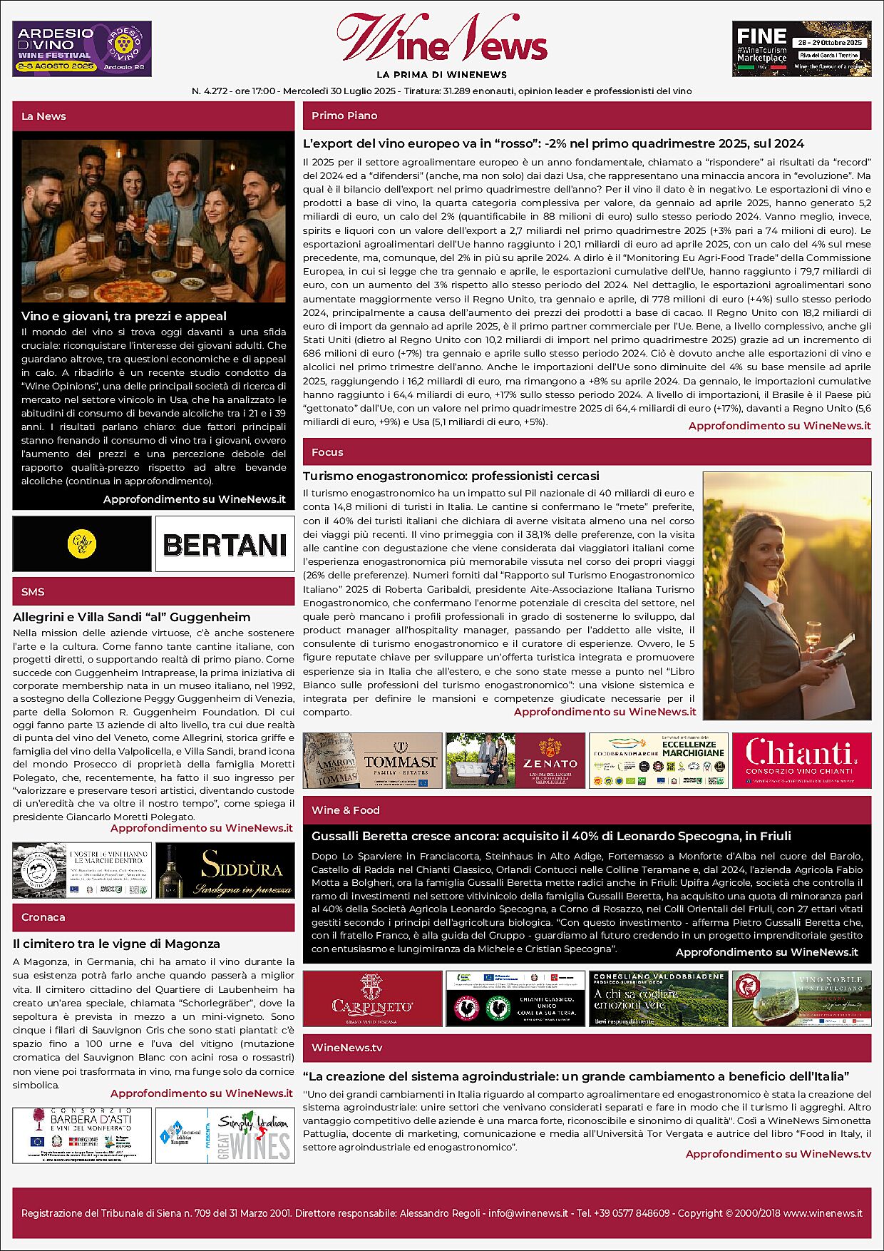 La Prima di WineNews