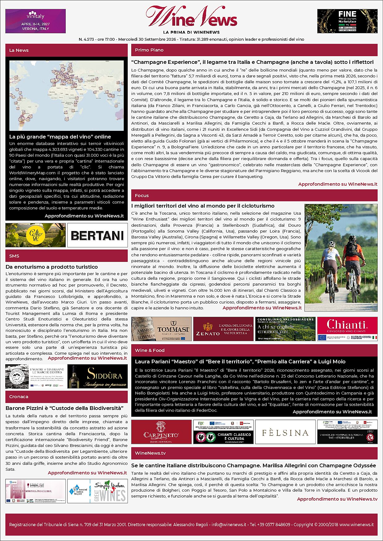 La Prima di WineNews