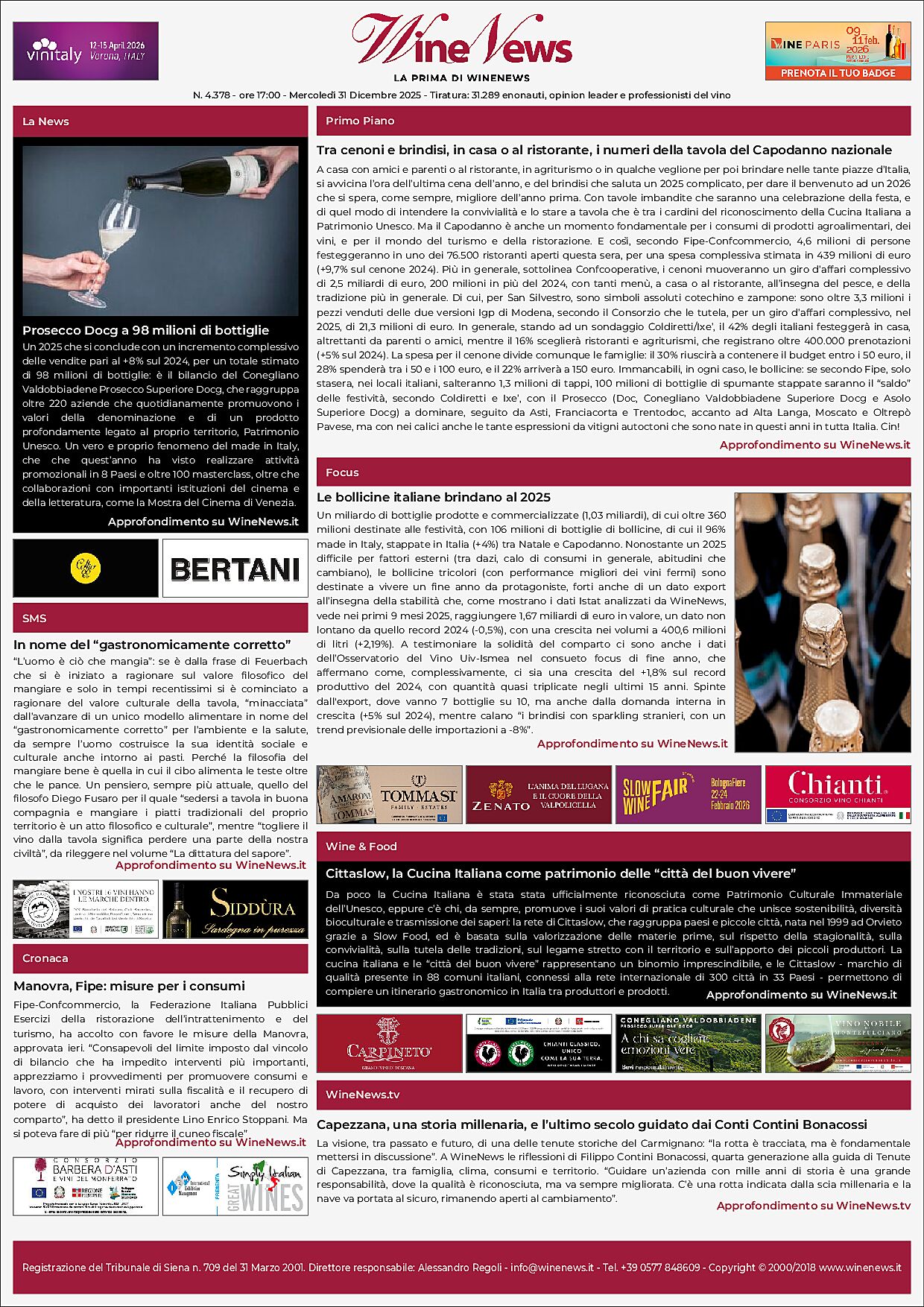 La Prima di WineNews