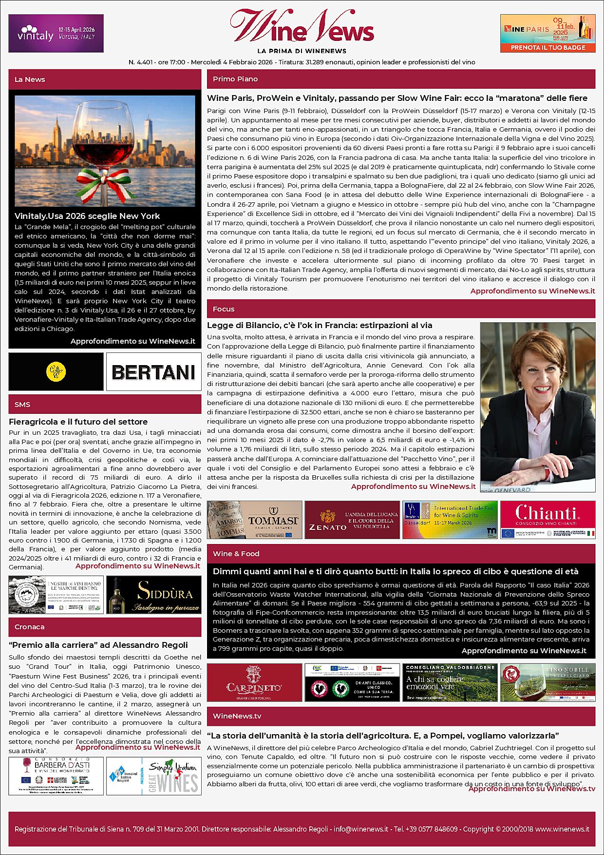 La Prima di WineNews