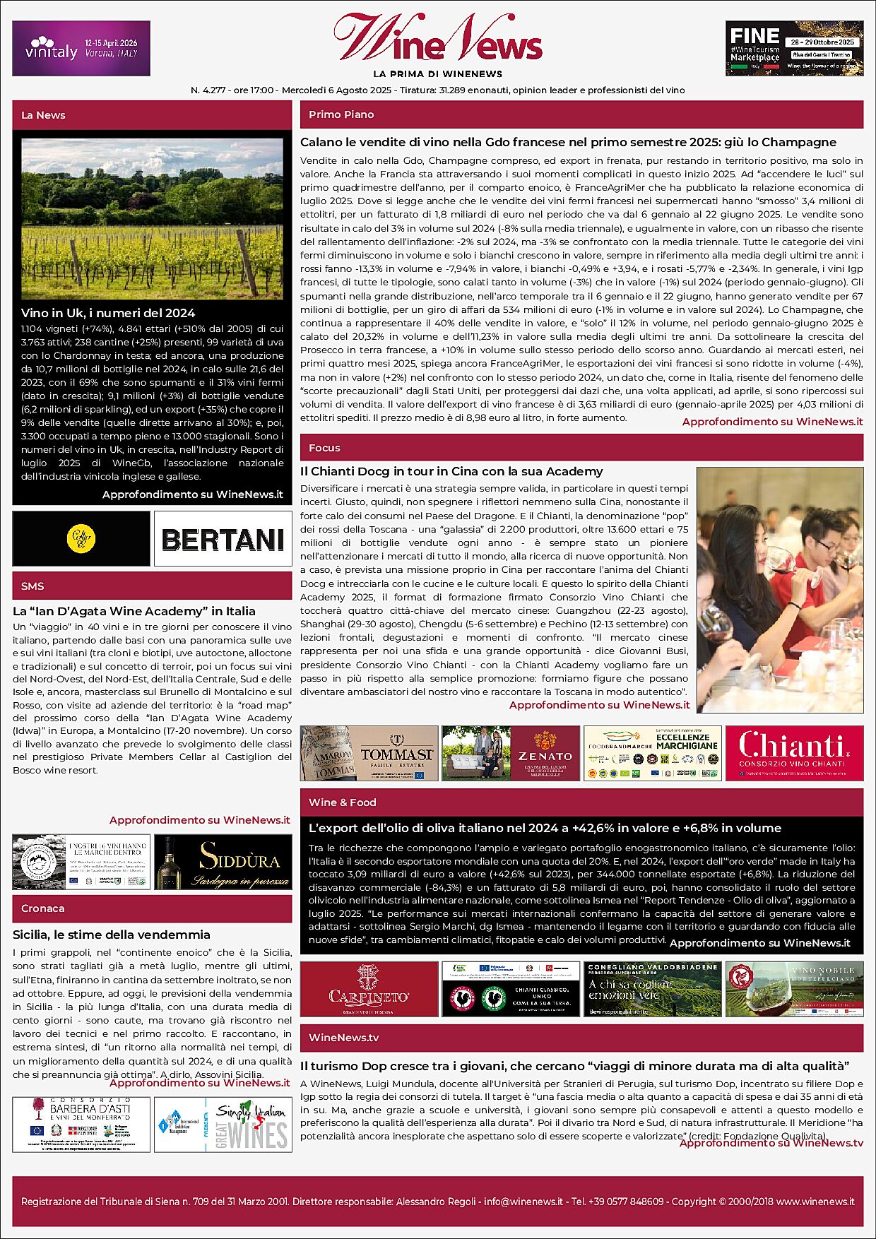 La Prima di WineNews