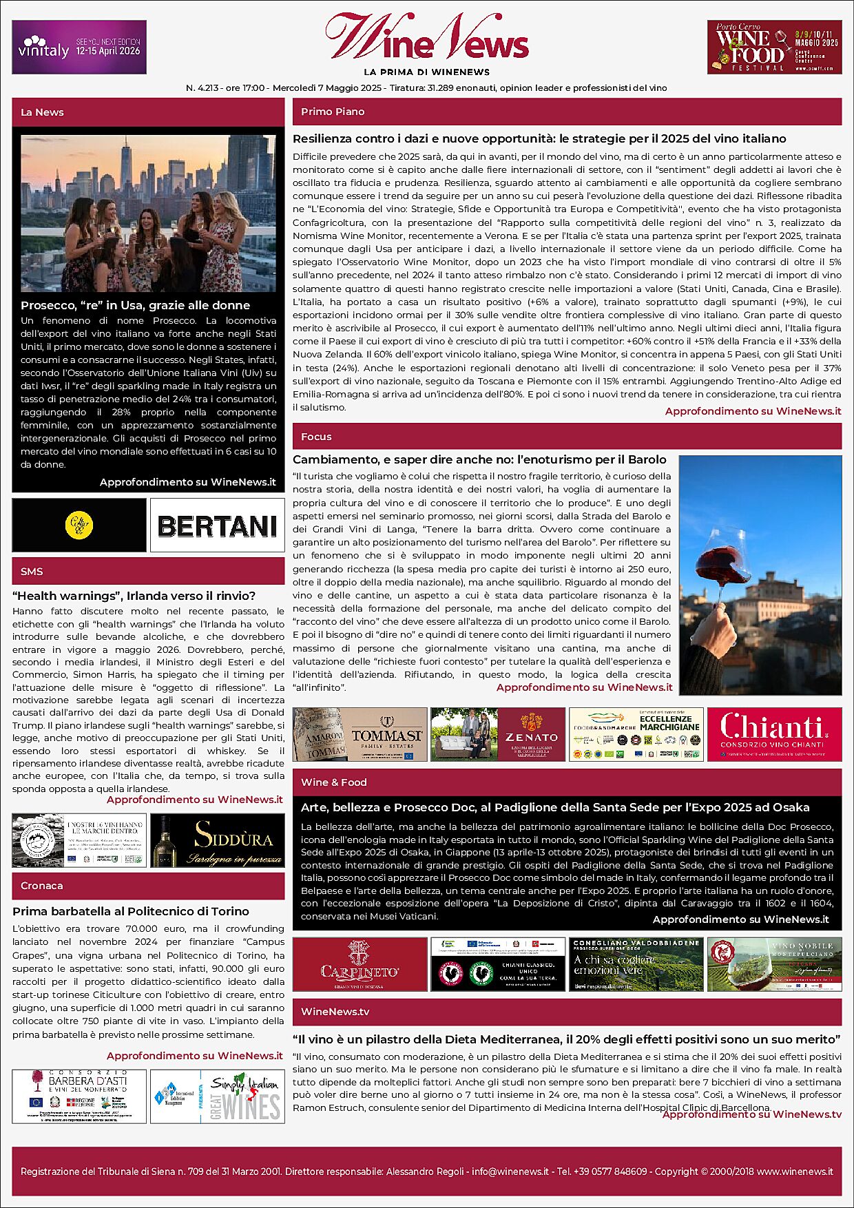 La Prima di WineNews
