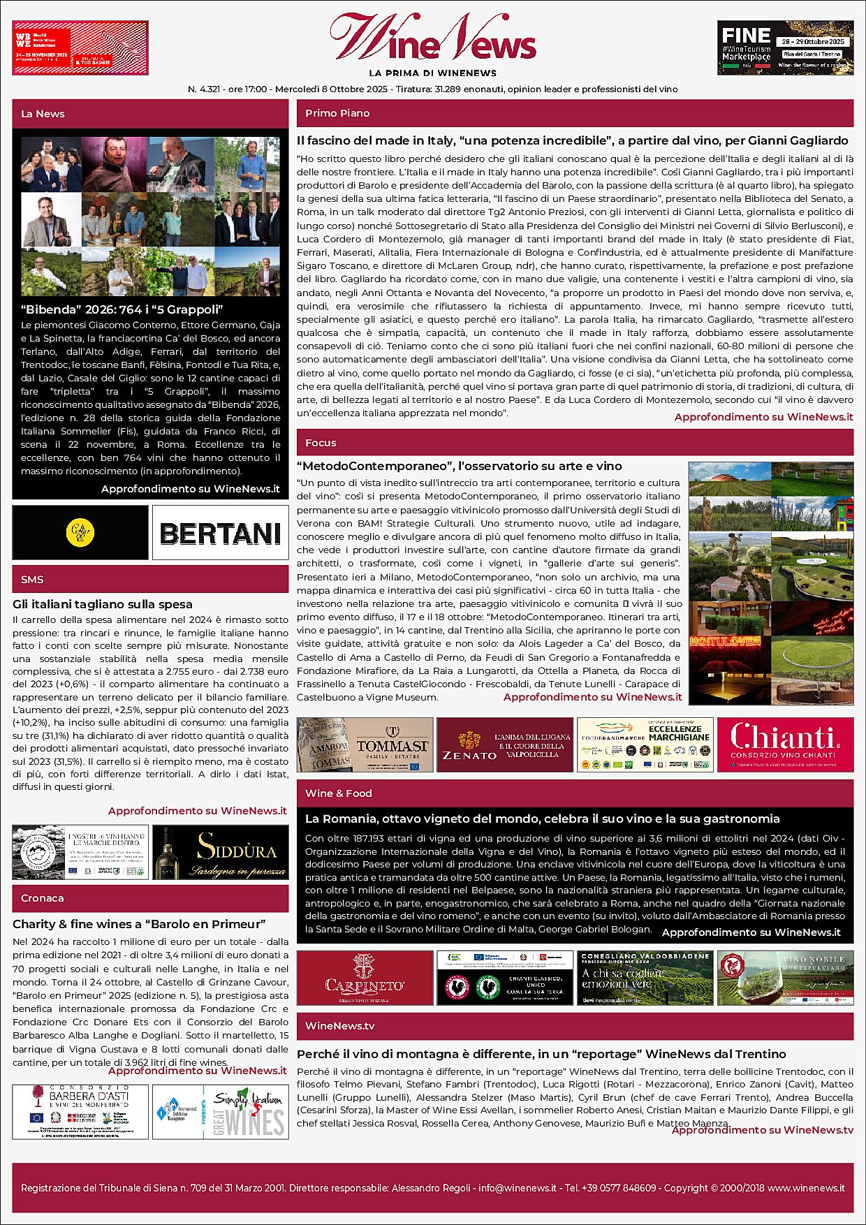 La Prima di WineNews