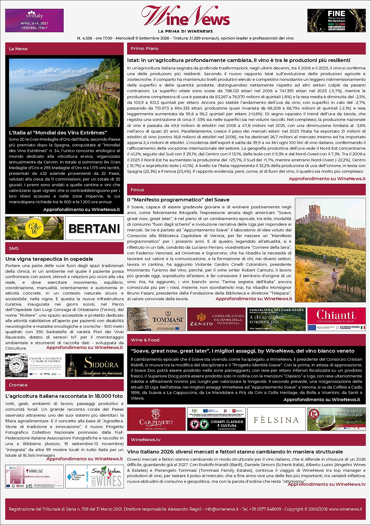 La Prima di WineNews