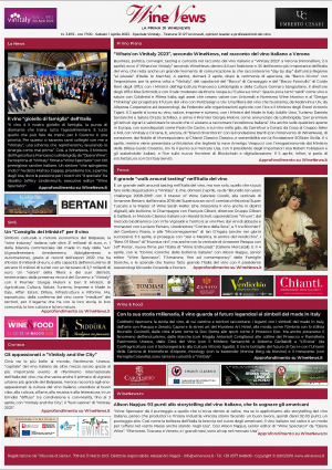 La Prima di WineNews - 3.676 - Speciale Vinitaly La Prima di WineNews - 3.676 - Speciale Vinitaly