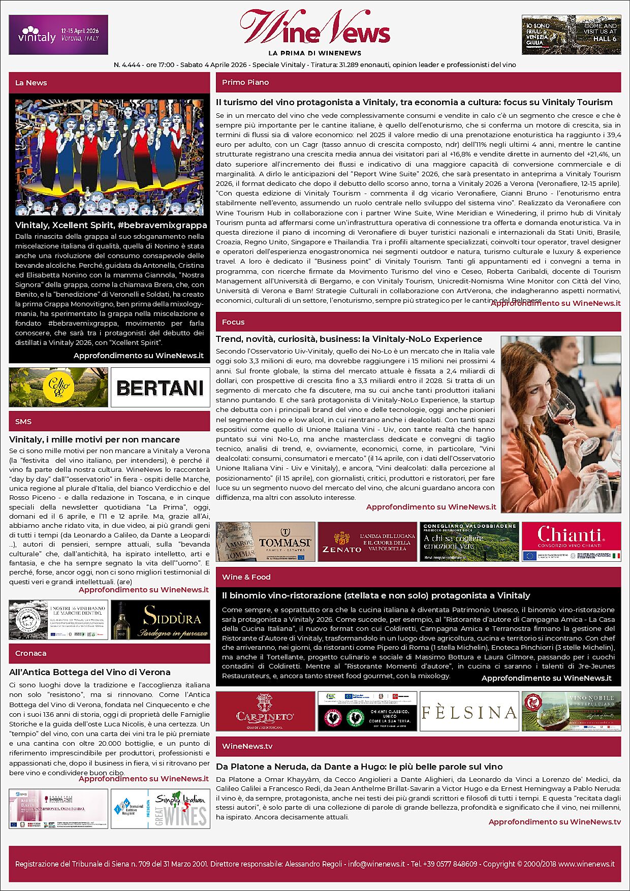 La Prima di WineNews