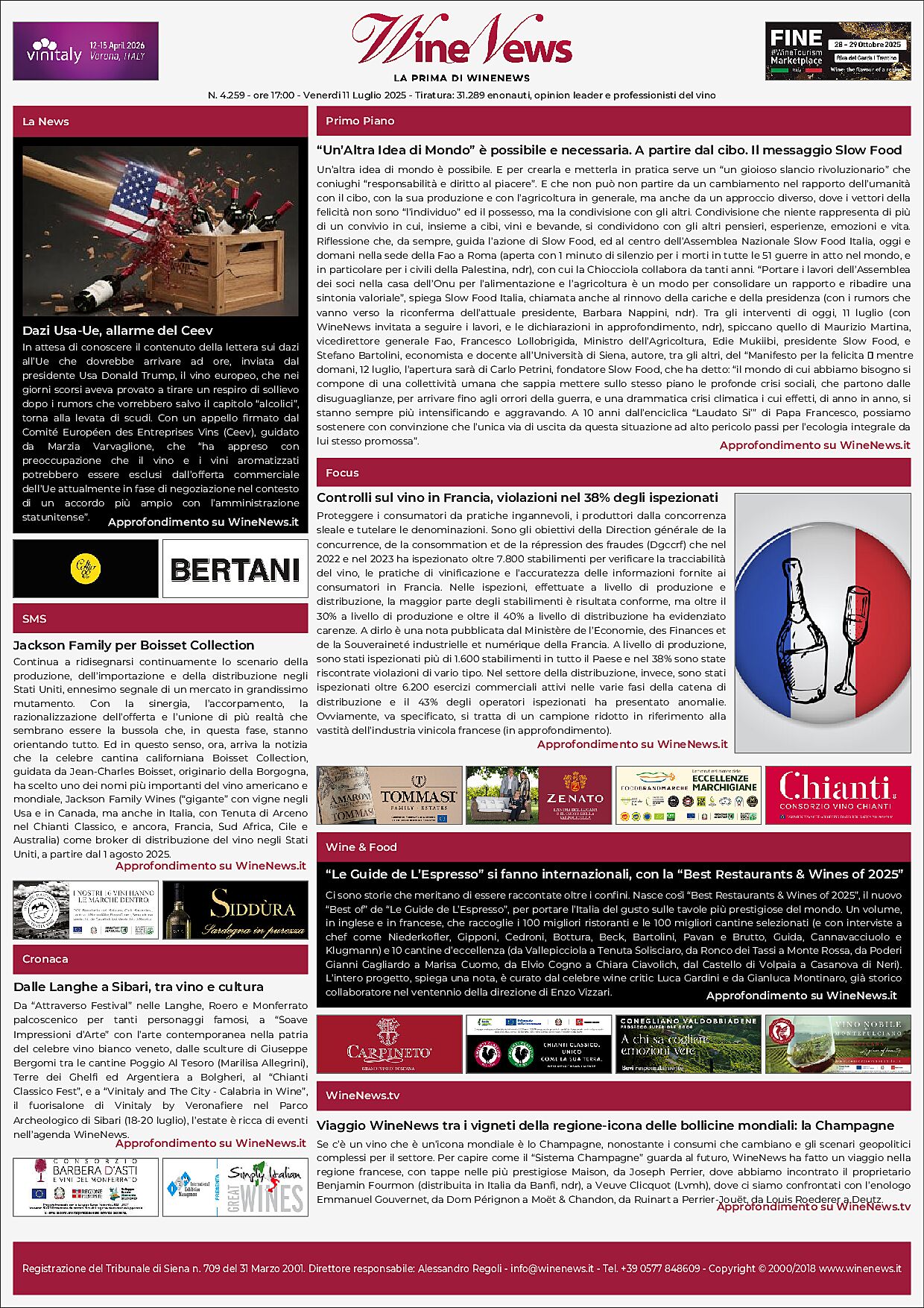 La Prima di WineNews