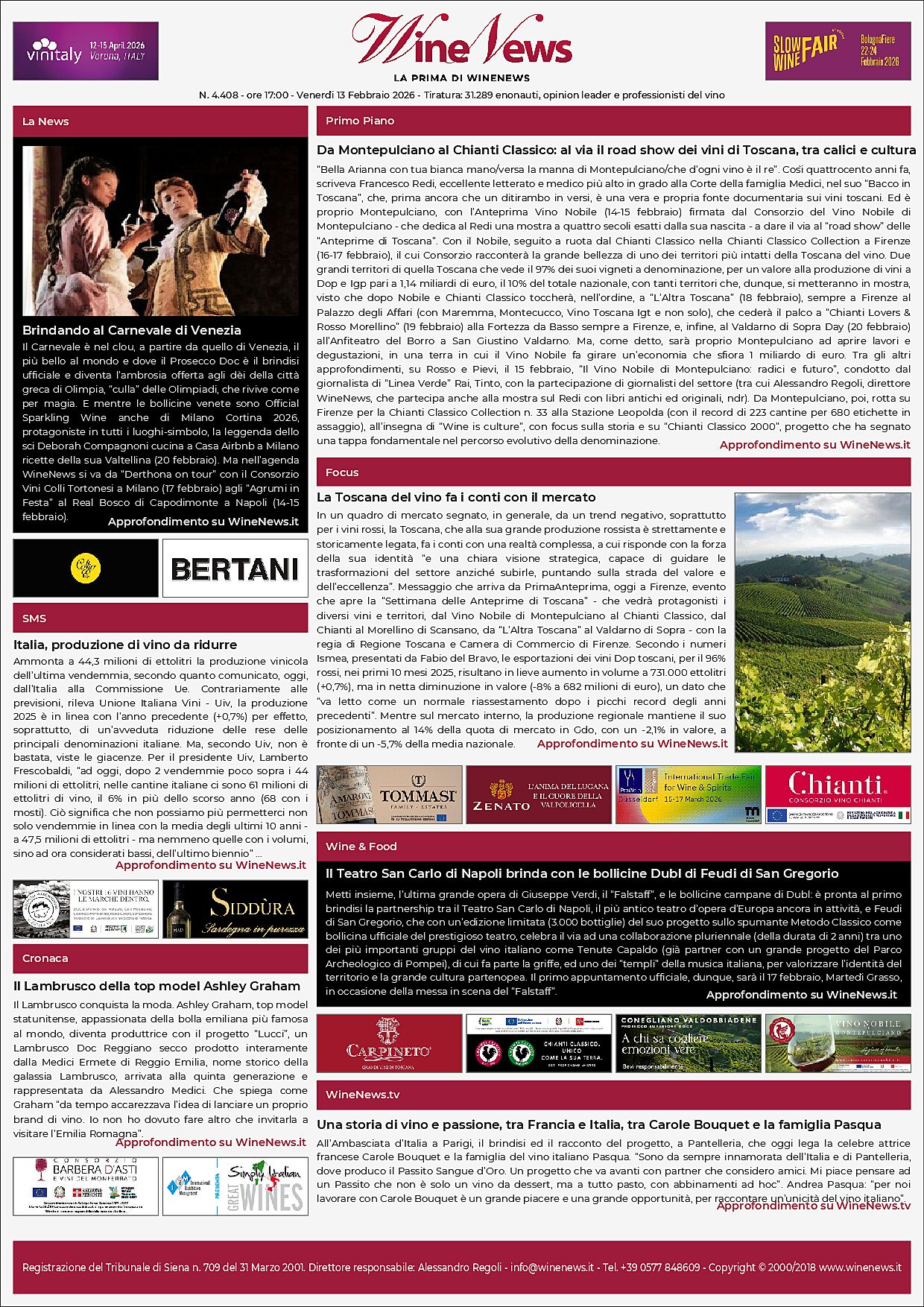 La Prima di WineNews