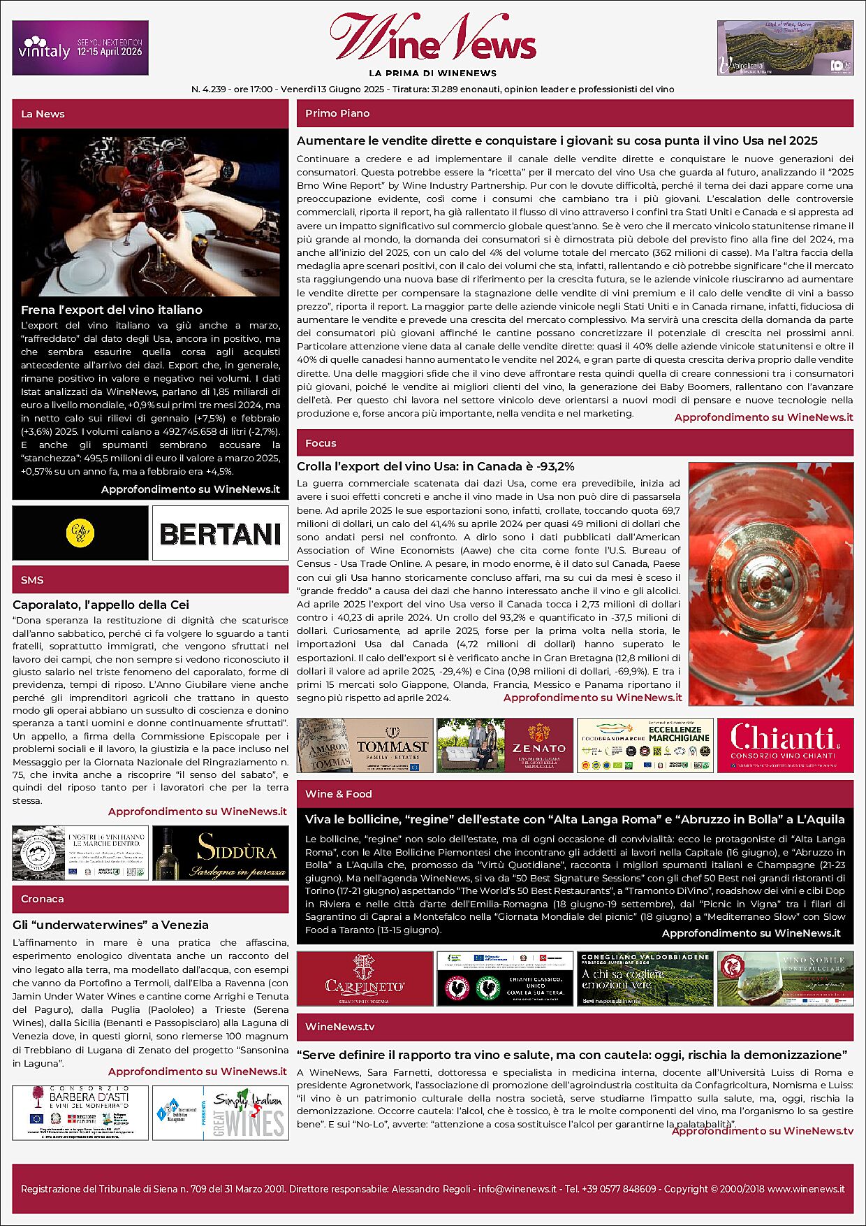 La Prima di WineNews