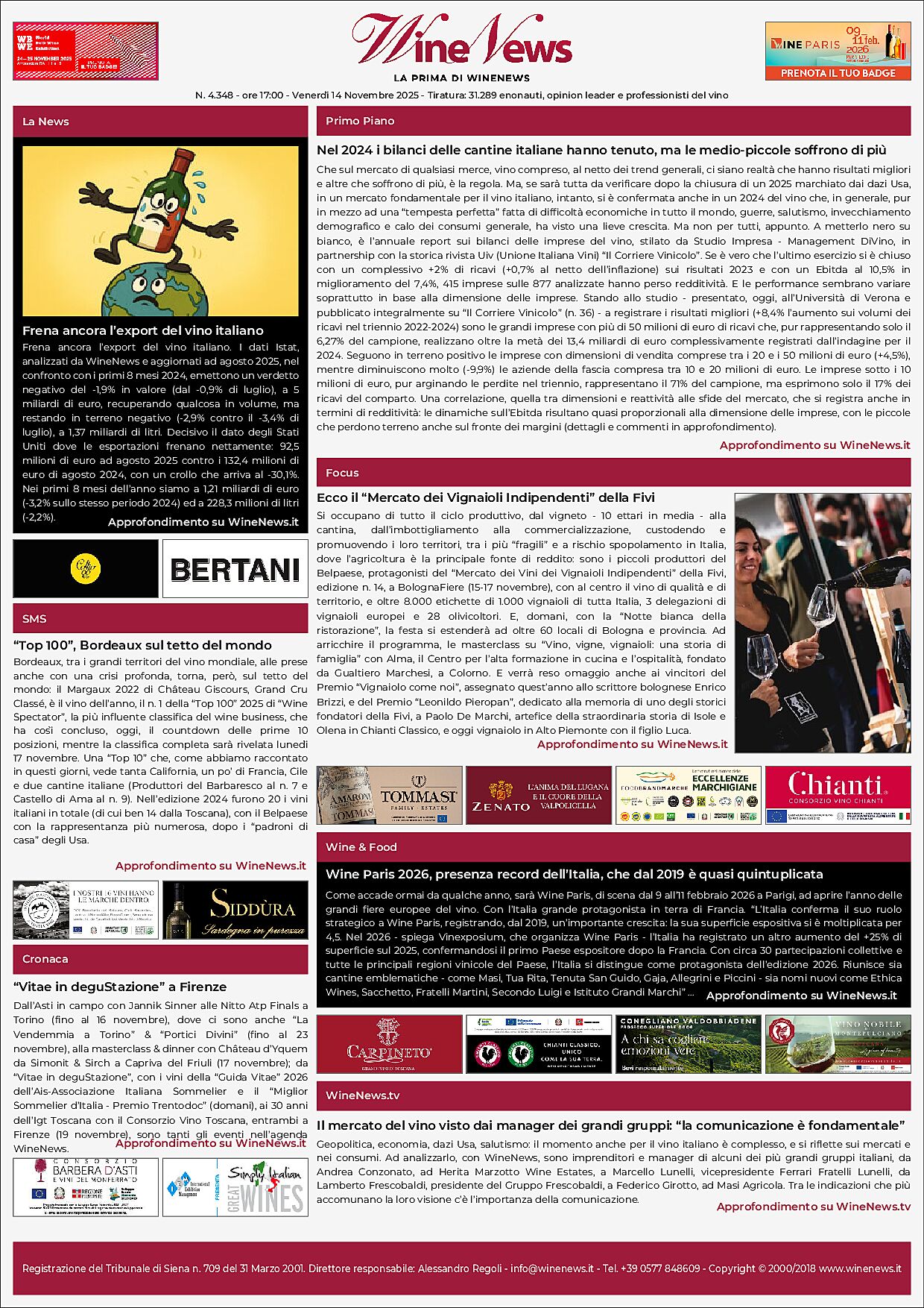La Prima di WineNews