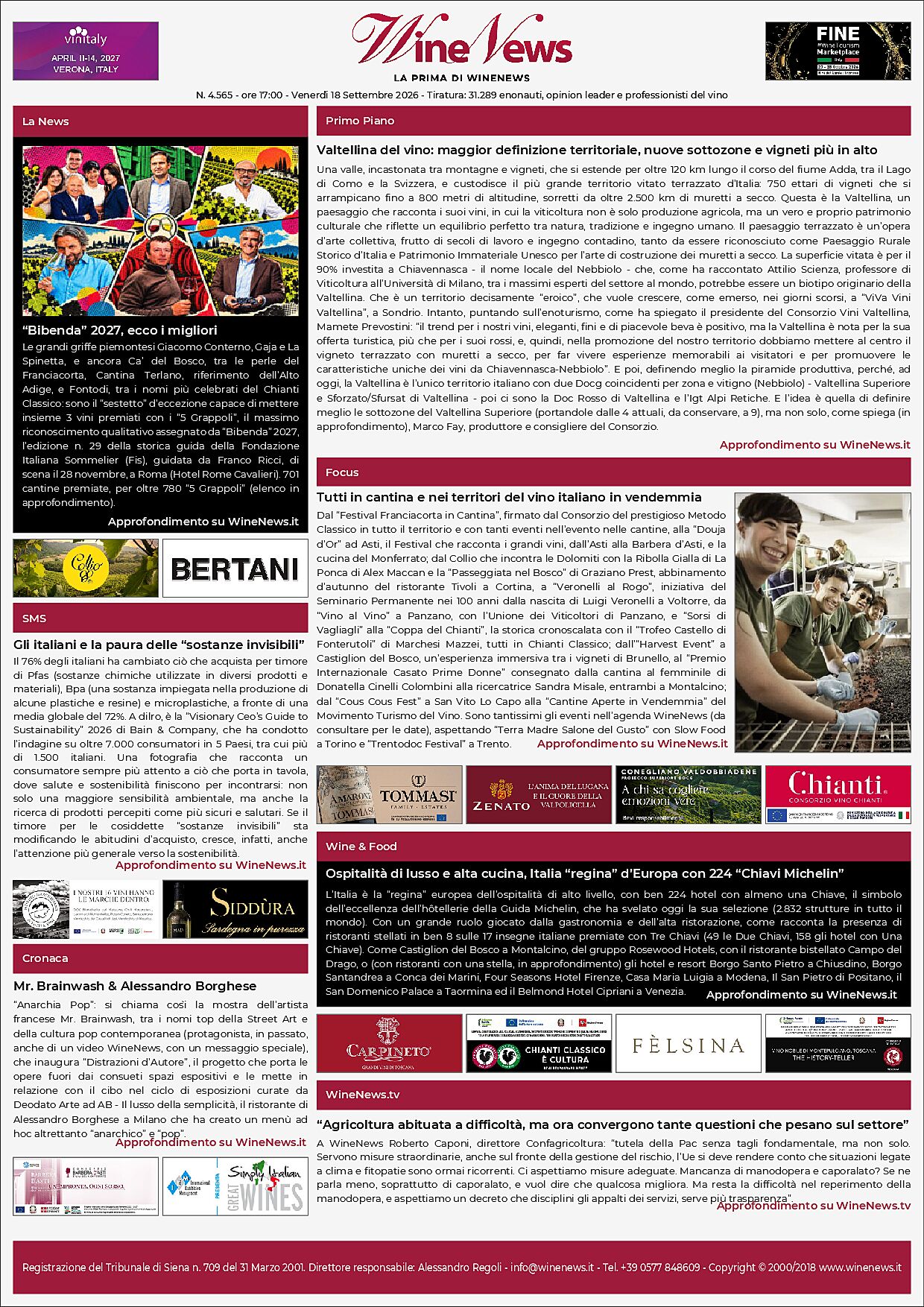 La Prima di WineNews
