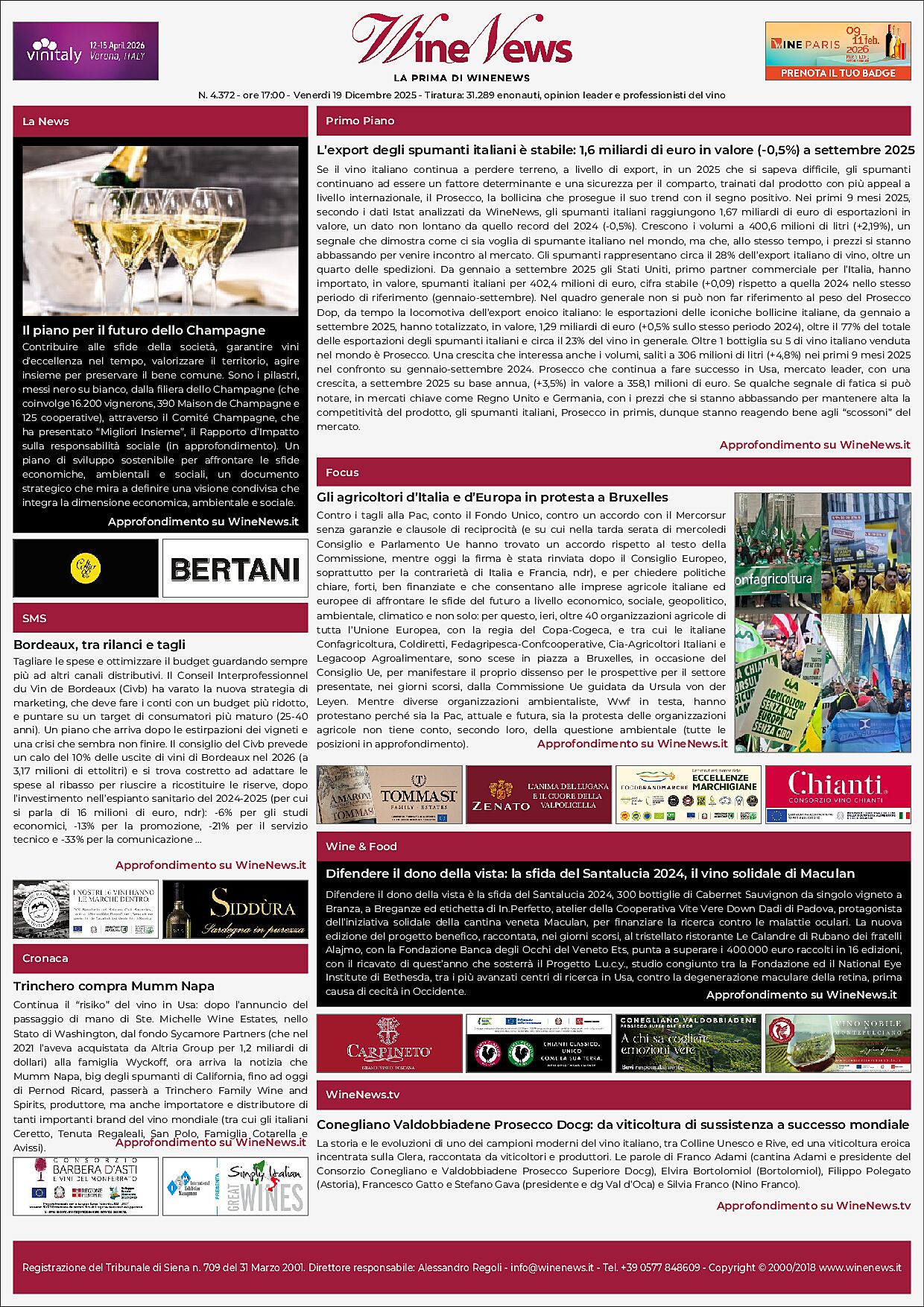La Prima di WineNews
