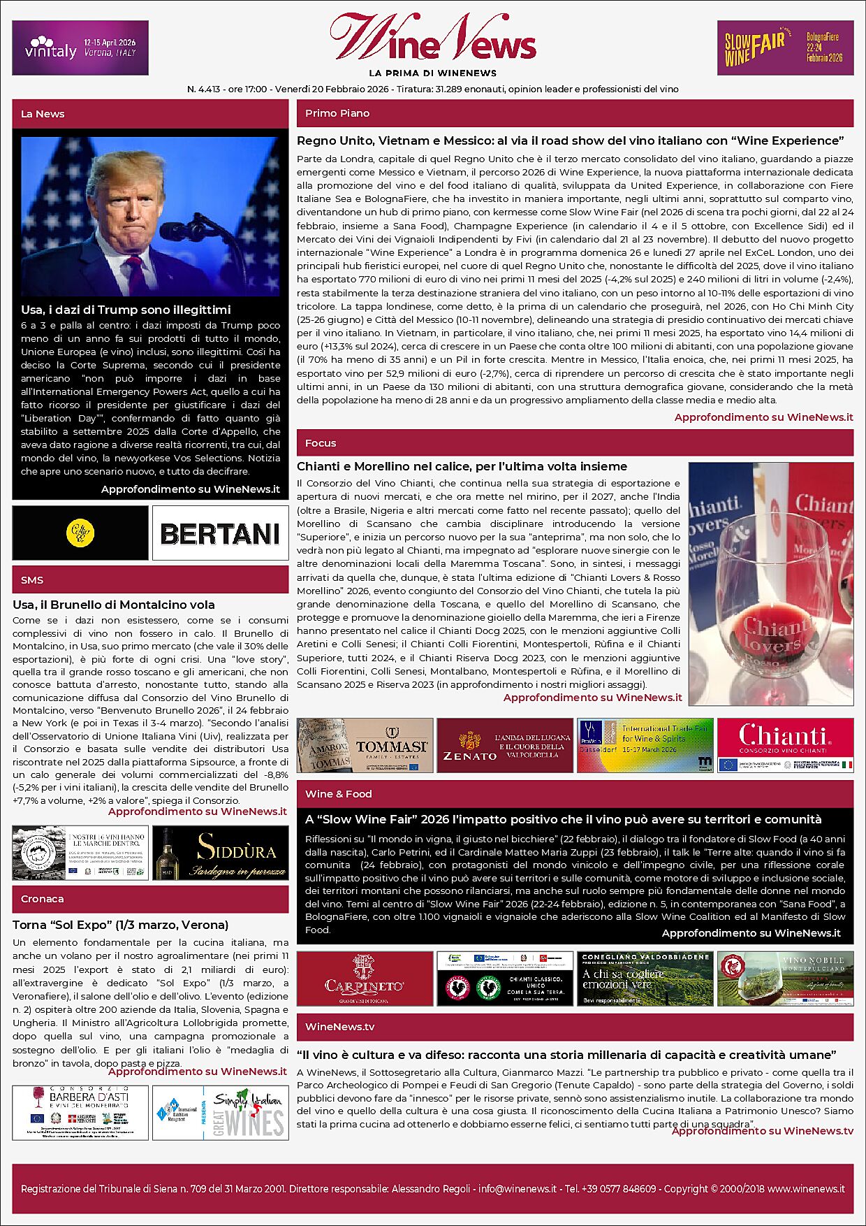 La Prima di WineNews