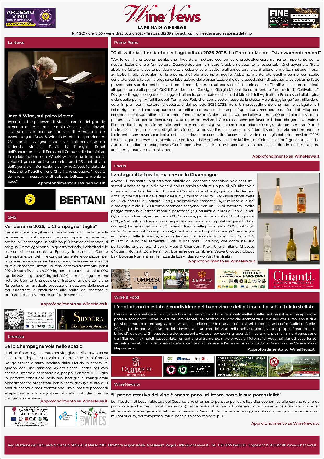 La Prima di WineNews