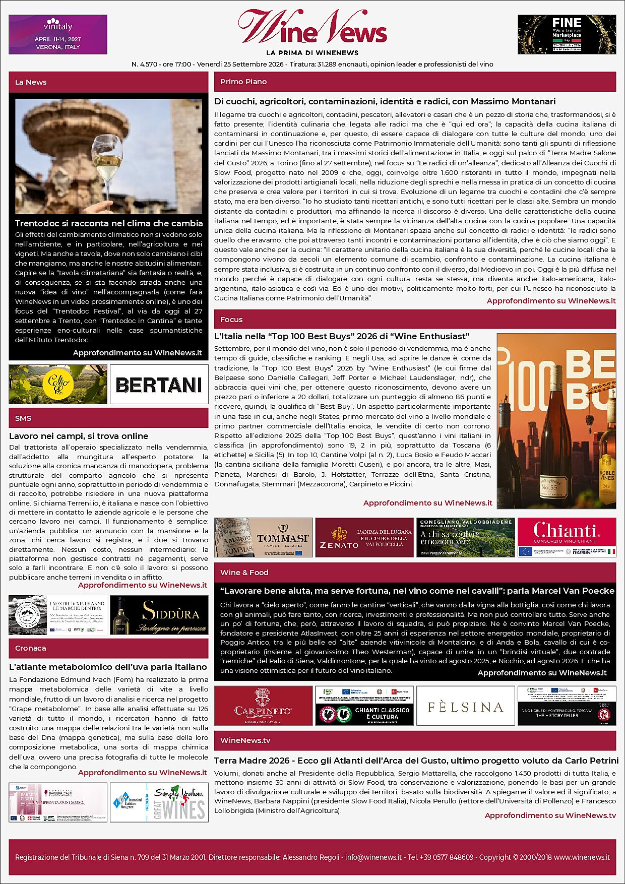 La Prima di WineNews
