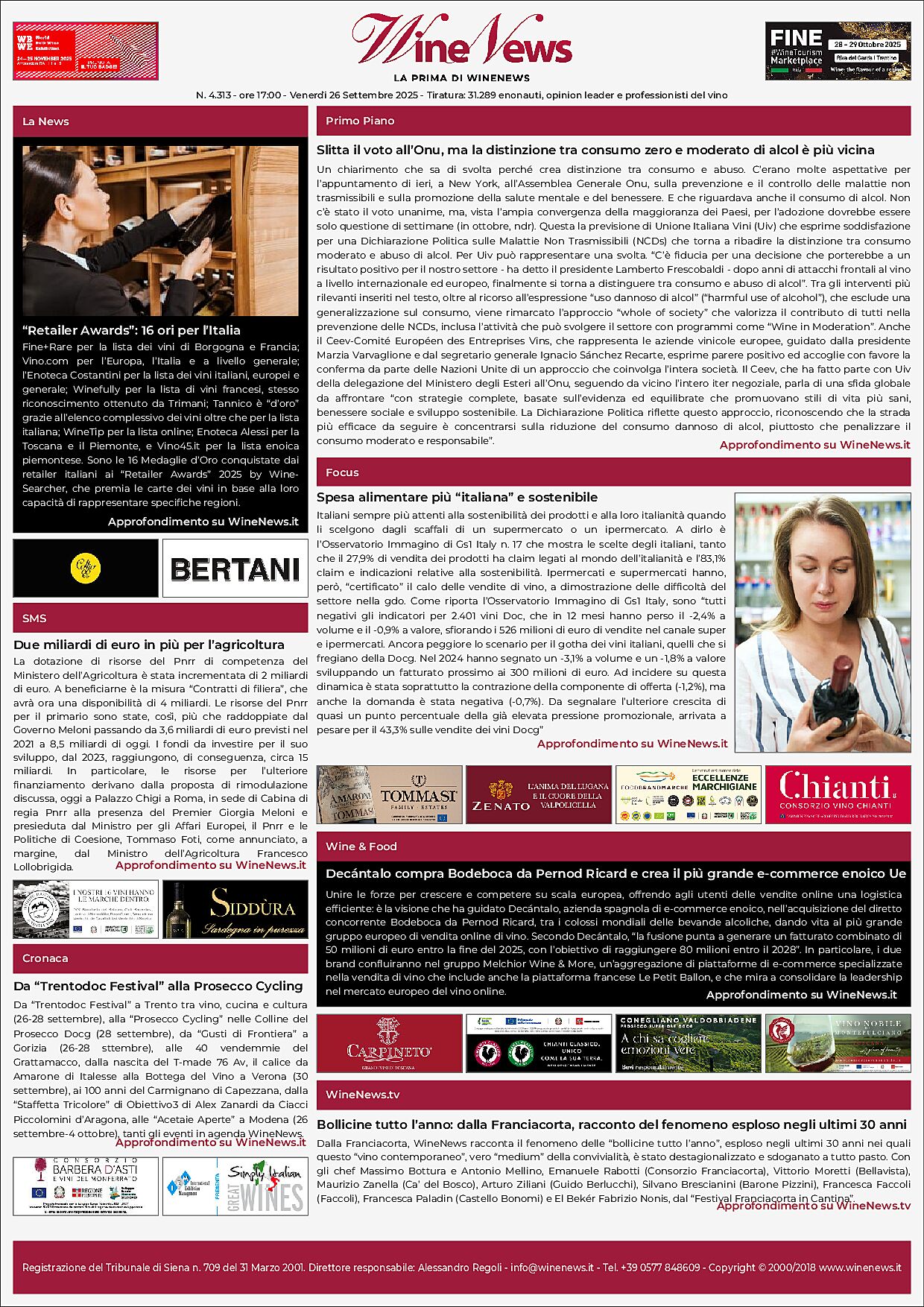La Prima di WineNews