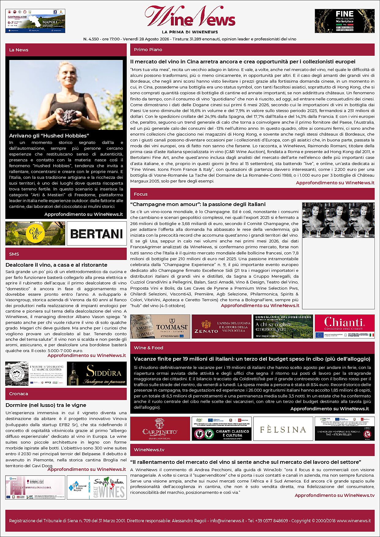 La Prima di WineNews