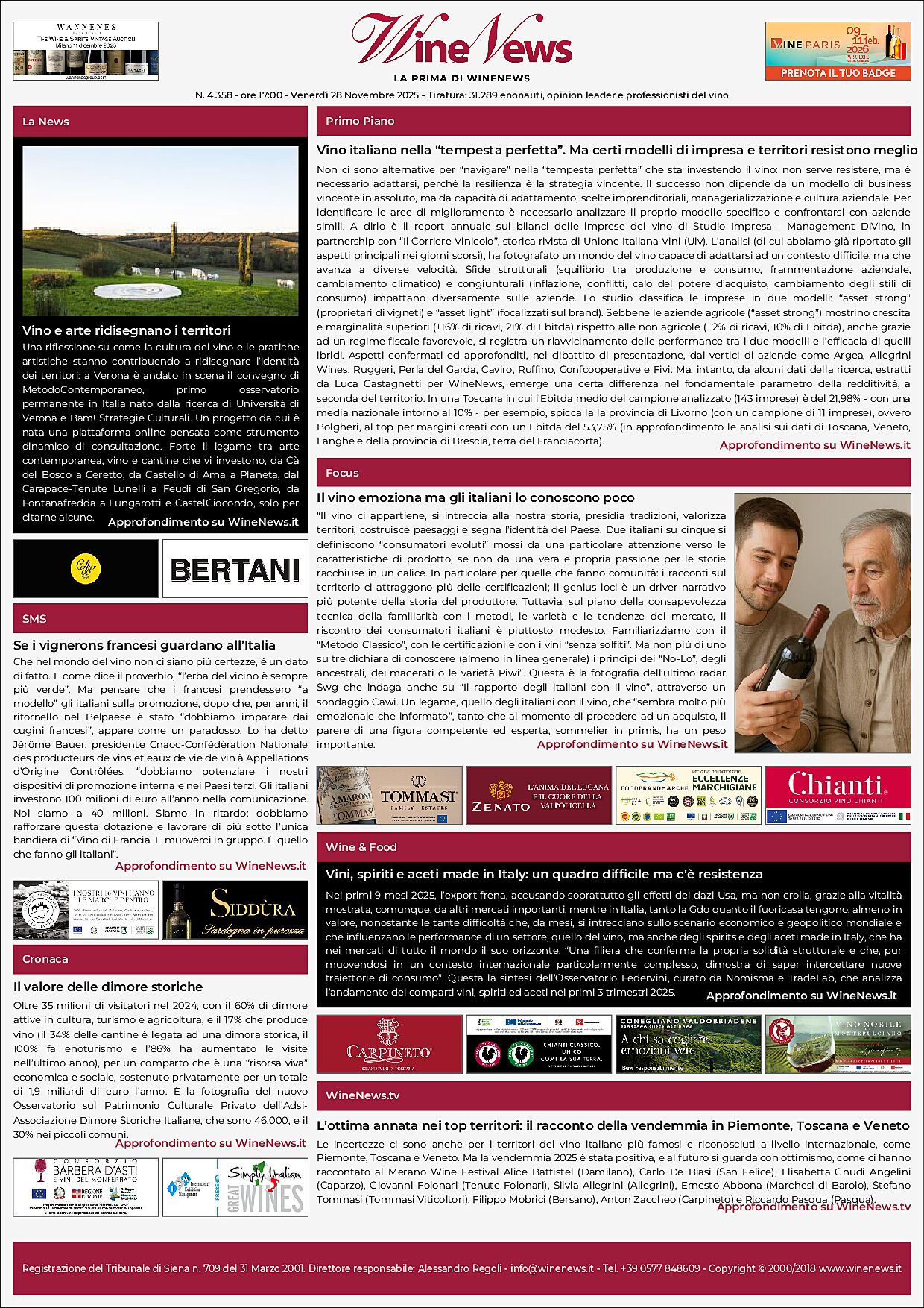 La Prima di WineNews