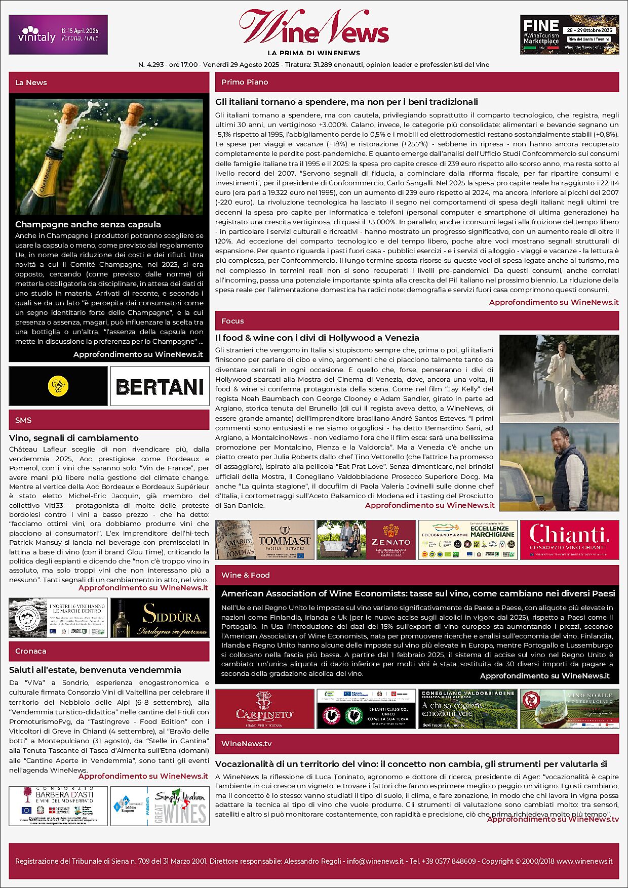 La Prima di WineNews
