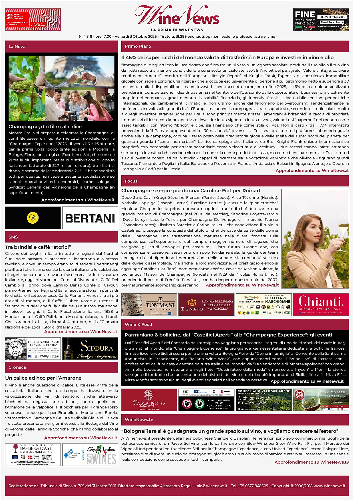 La Prima di WineNews