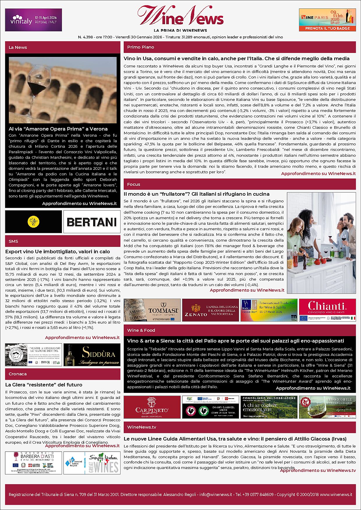 La Prima di WineNews