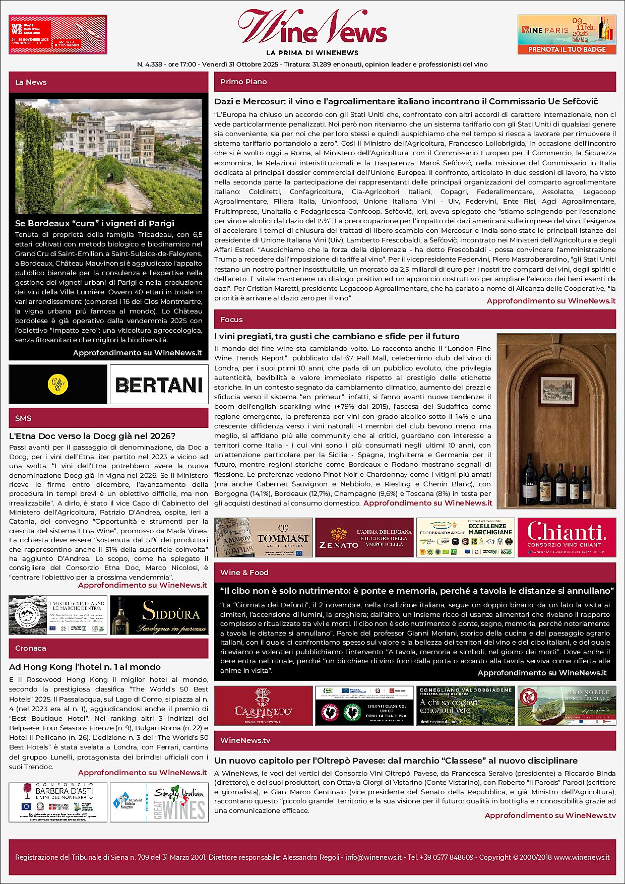 La Prima di WineNews