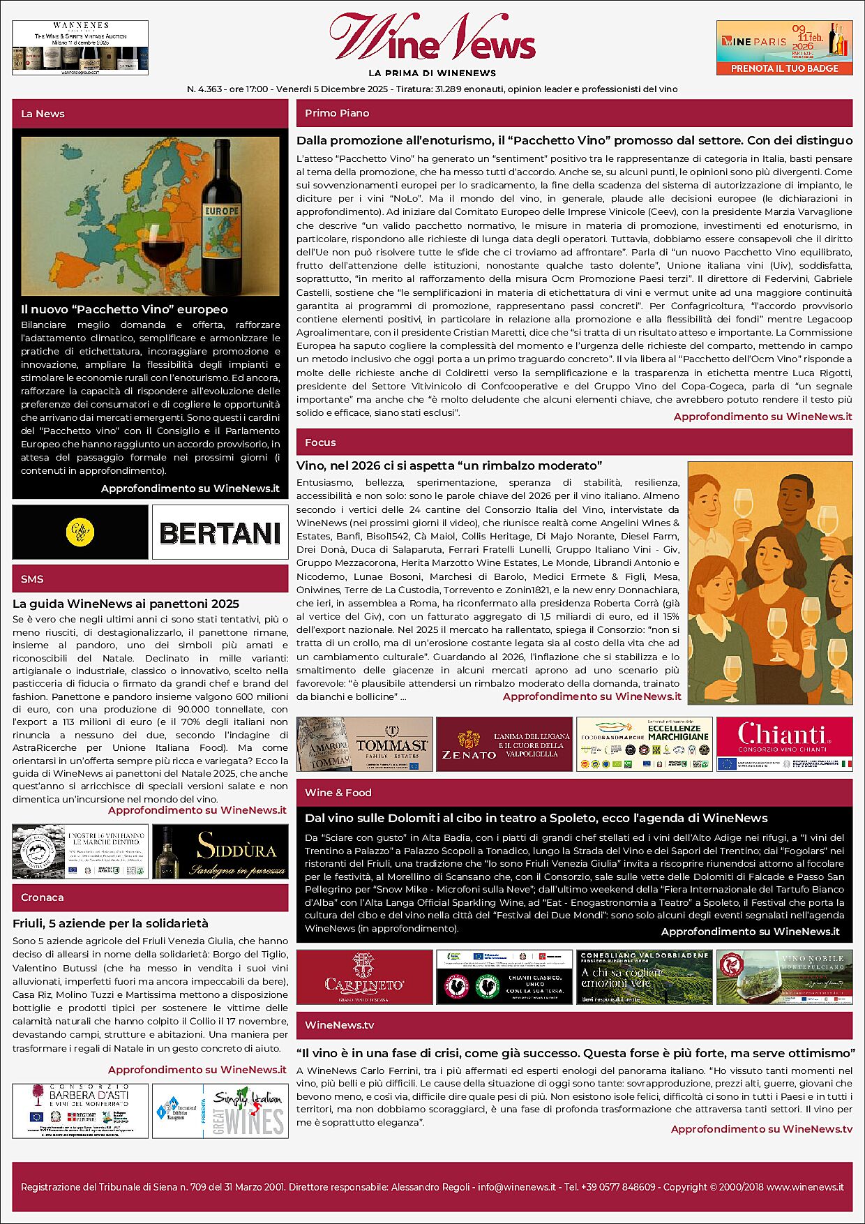 La Prima di WineNews