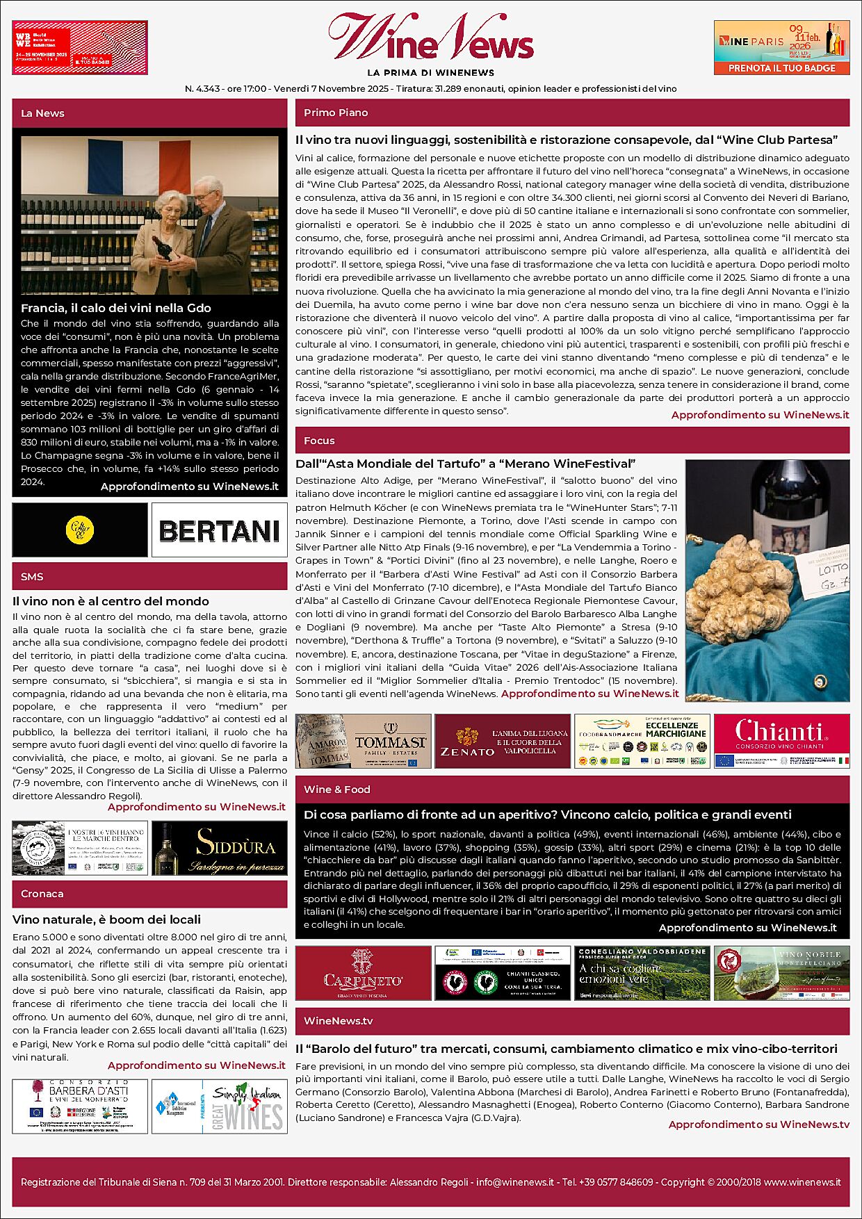 La Prima di WineNews