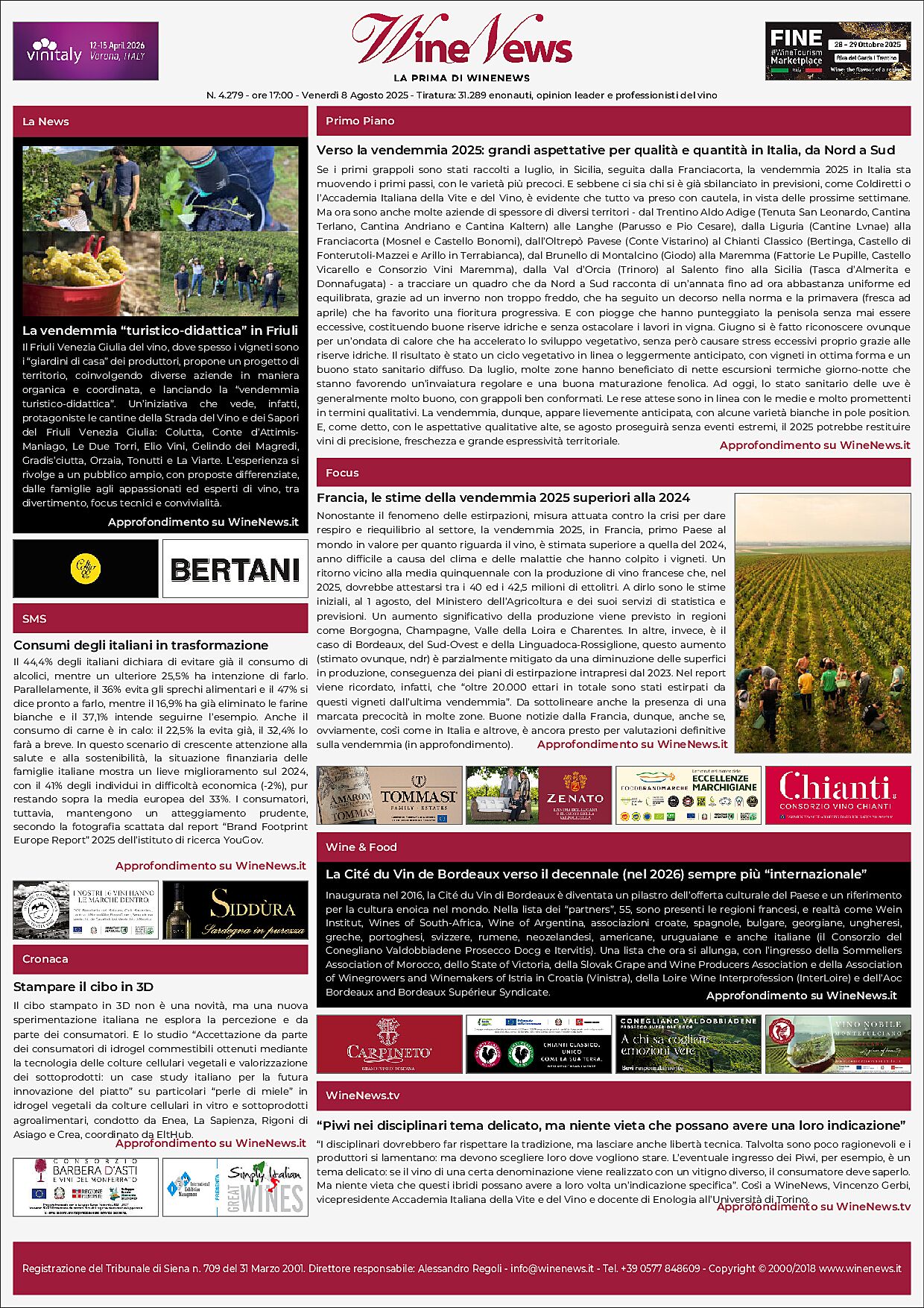 La Prima di WineNews