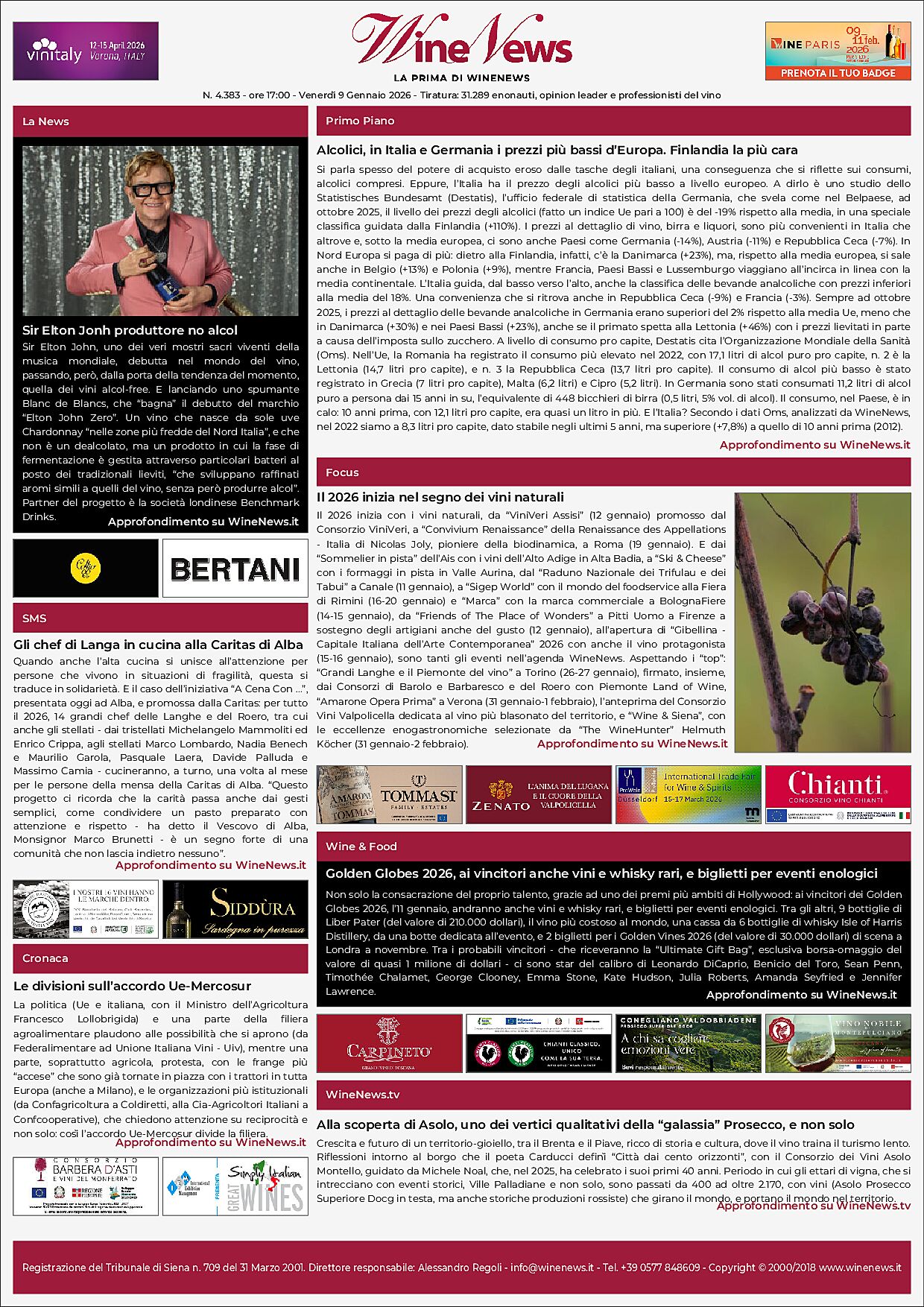 La Prima di WineNews